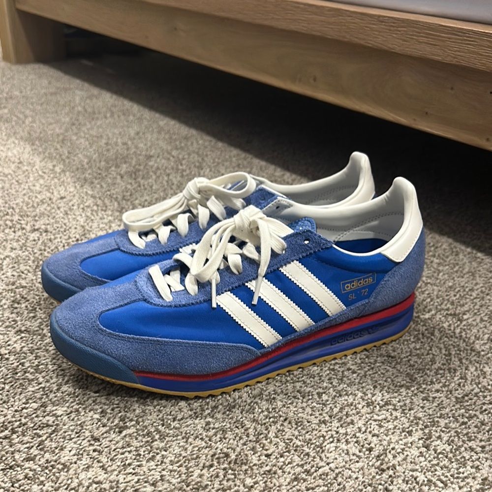 Adidas SL 72 RS Blue and White Sneakers